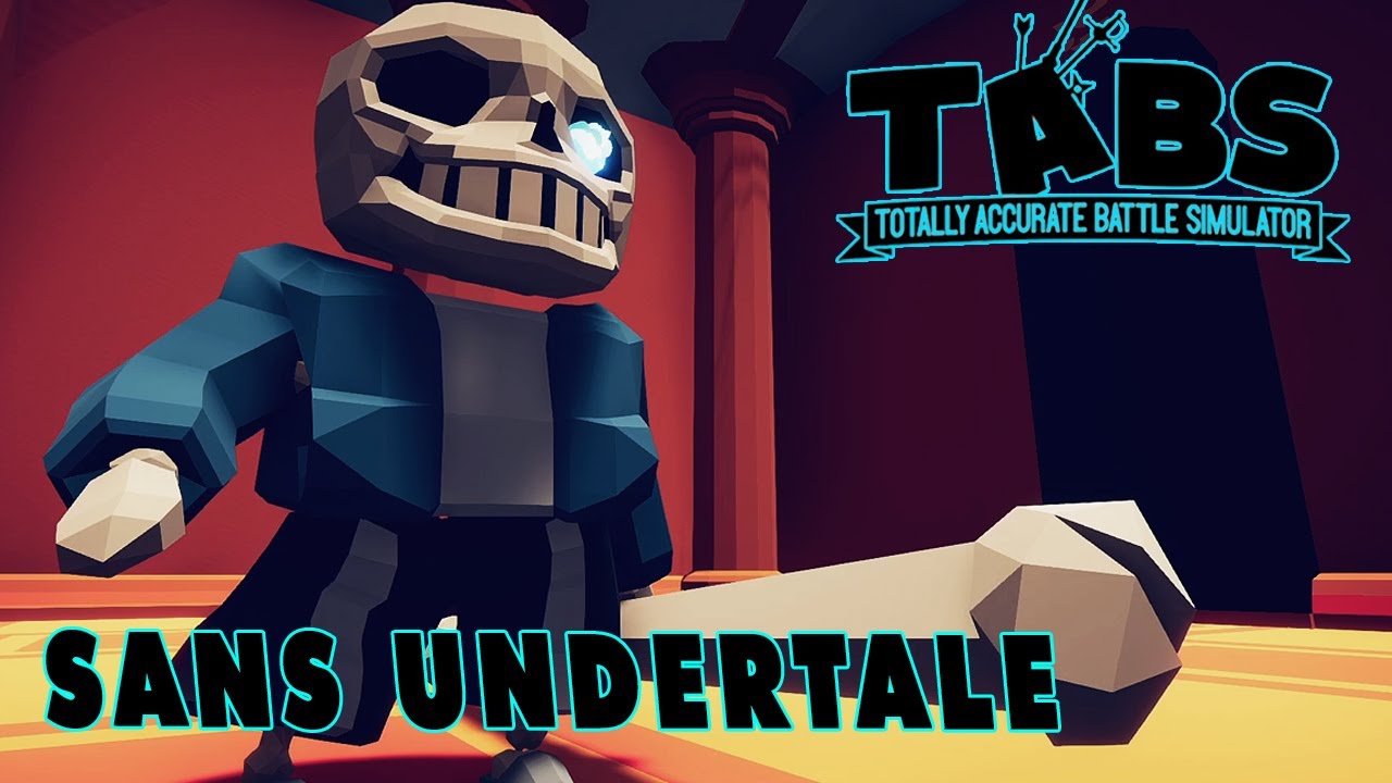 SANS UNDERTALE IN TABS ! VS CHARA - Totally Accurate Battle Simulator
