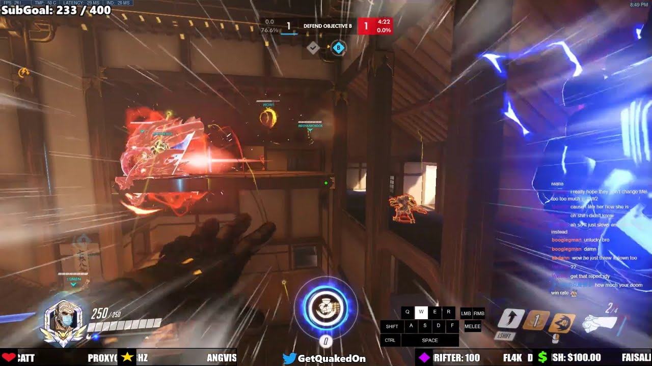 GetQuakedOn Doomfist God Overwatch Gameplay Season 32 Top 500