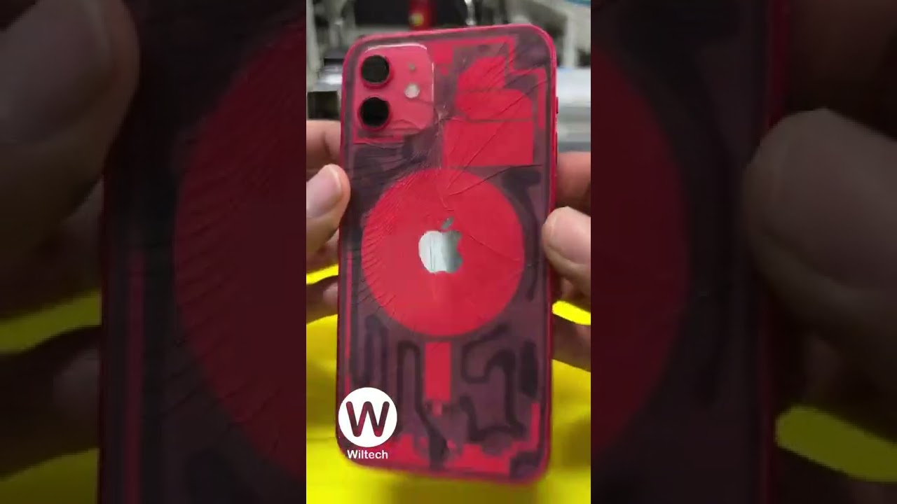 iPhone 12! Destrozado su parte trasera mira como lo restauramos!