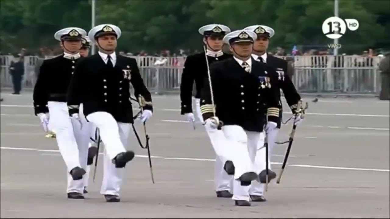 parade in the old prussian style