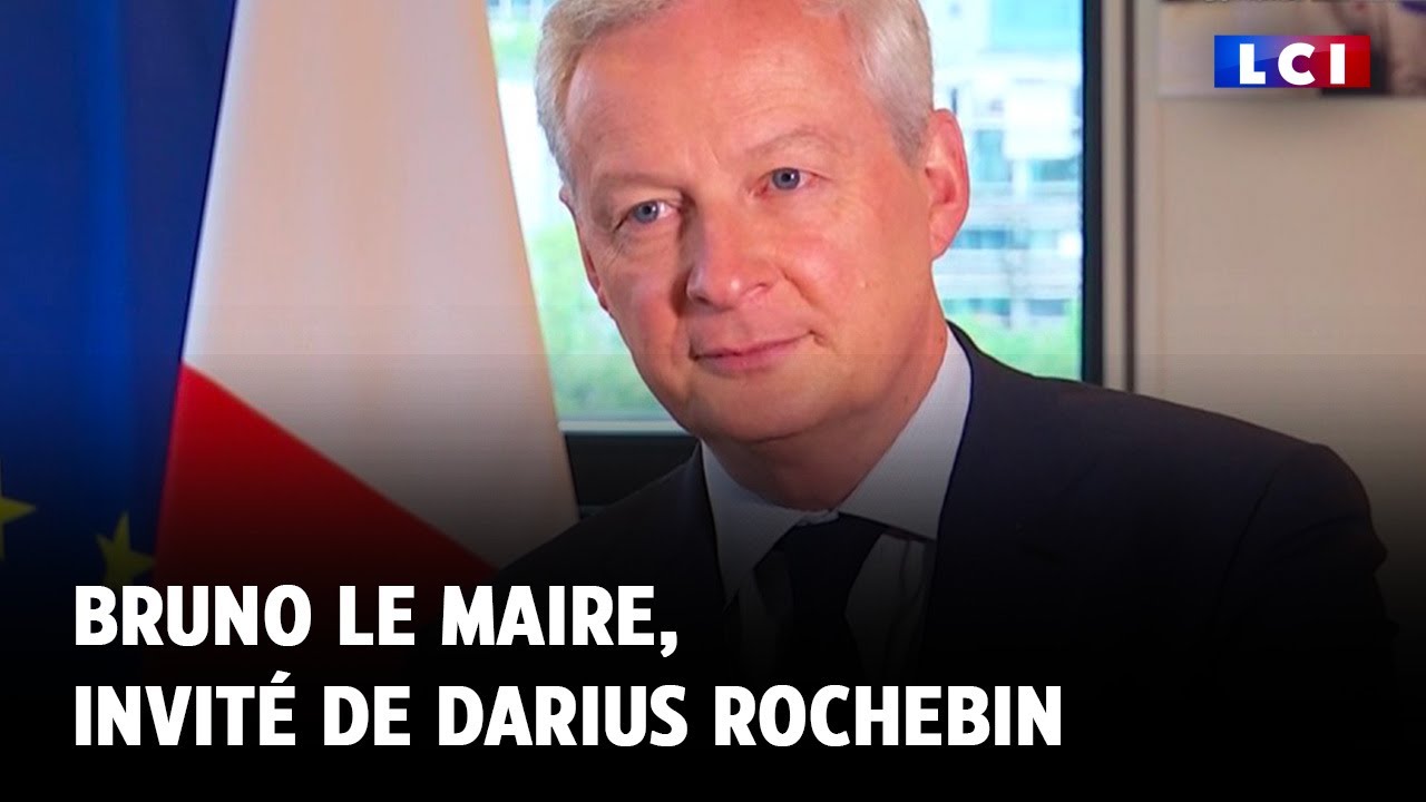 Bruno Le Maire, invité de Darius Rochebin : 