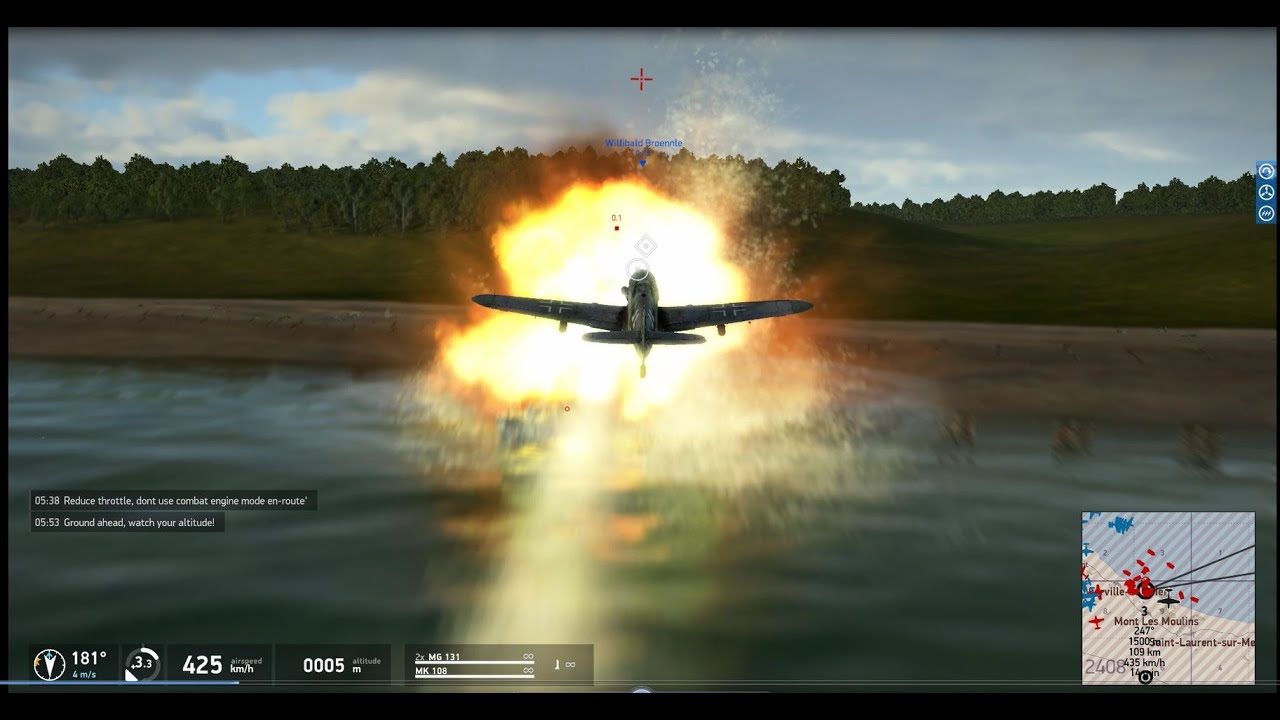 IL 2 Sturmovik German Willibald Broennle Attack Vierville sur Mer France Beachhead