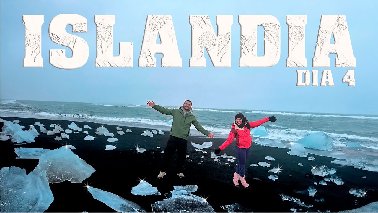 Encontramos la Playa de los DIAMANTES en Islandia 🌌 Dia 4
