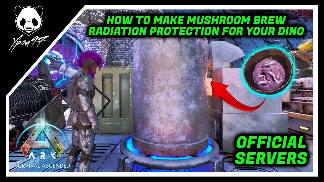 How To Get Mushoorm Brews In Lost Colony - Radiation Protection For Dinos | ARK: Survival Ascended