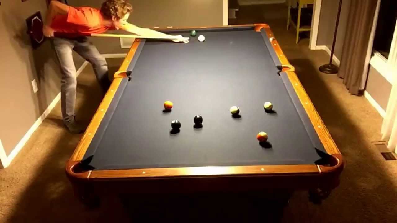 Shooting pool, 8ft Olhausen, 21oz Dufferin