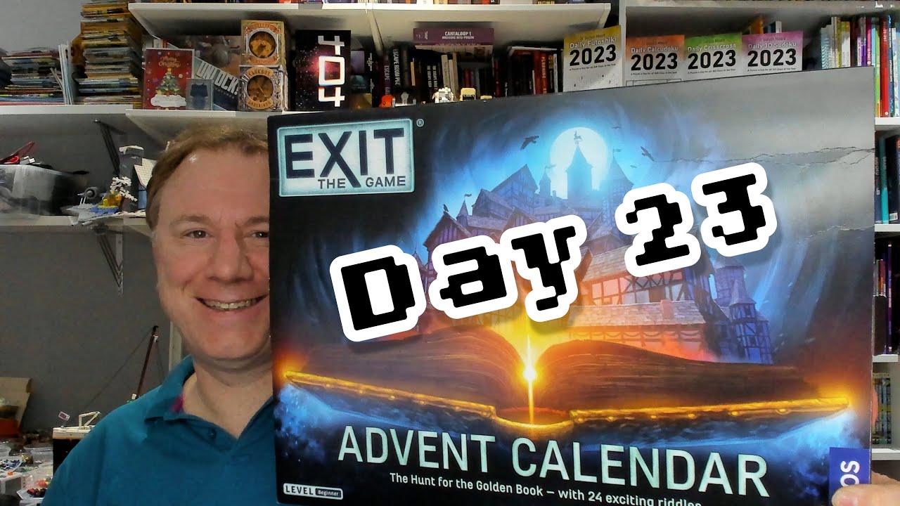 Exit the Game Advent Calendar 2022 Day 23: The Hunt for the Golden Book