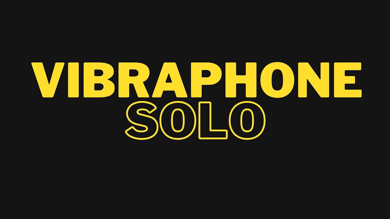 Jazz Vibraphone Solo