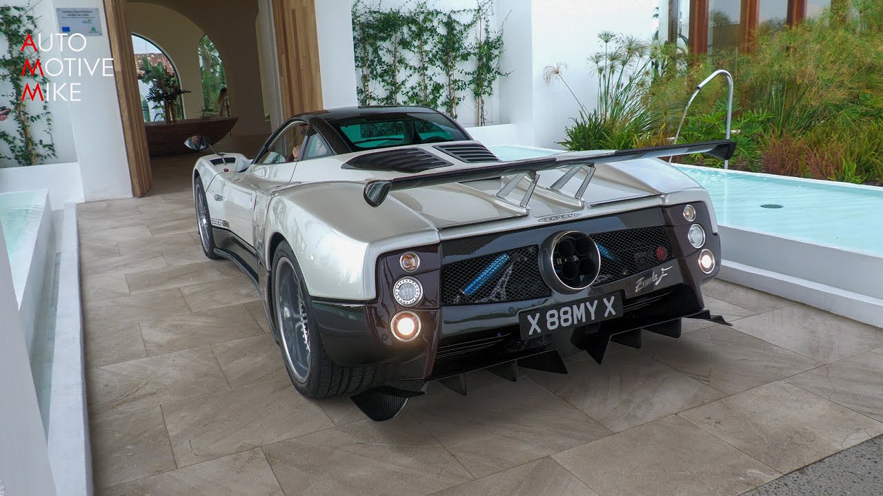 Pagani Zonda F - Lovely 7.3 N/A V12 Engine Sounds!
