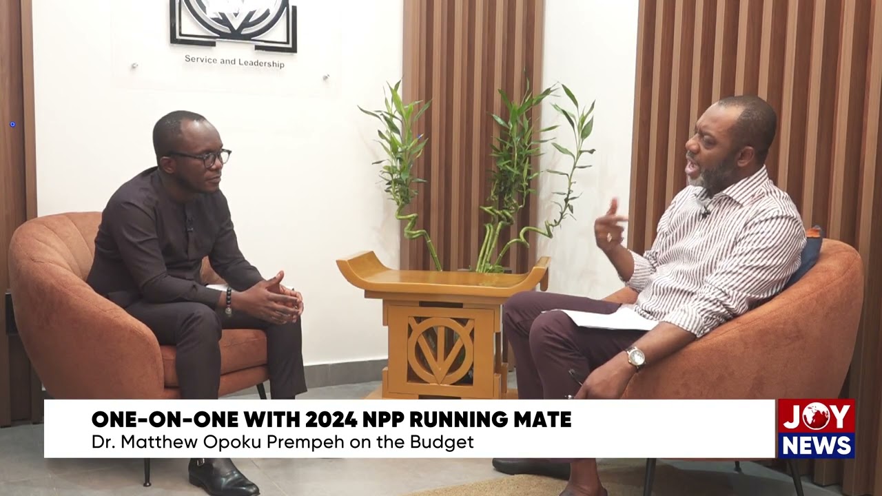 Government must demonstrate what he says through his policies - Dr. Matthew Opoku Prempeh.