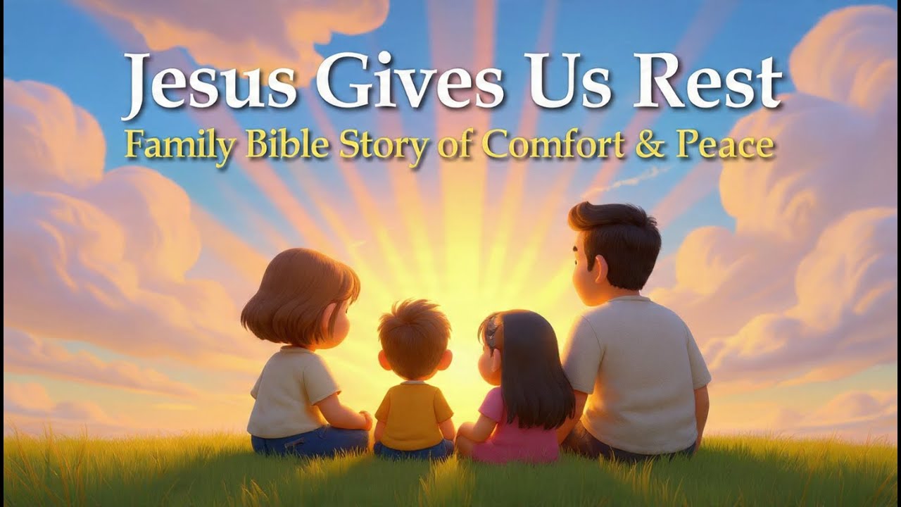 Jesus Gives Us Rest | Matthew 11:28 &ndash; Family and Kids Bible Story of Comfort and Peace