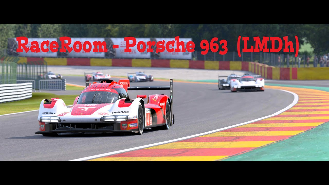 RaceRoom: Porsche 963 LMDh • Spa-Francorchamps • Ultrawide  21:9 •  RTX-HDR