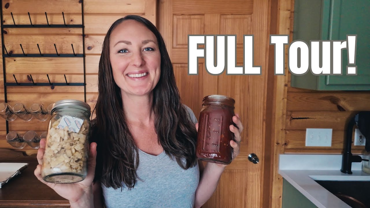 Storing a YEAR'S WORTH of Food! | Pantry, Larder & Freezer Tour
