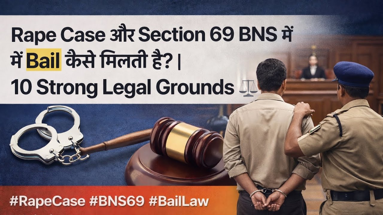 Rape Case और Section 69 BNS में Bail कैसे मिलती है? | 10 Strong Legal Grounds ni