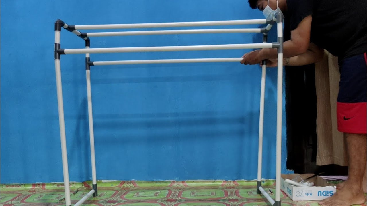 membuat jemuran handuk dari pipa
