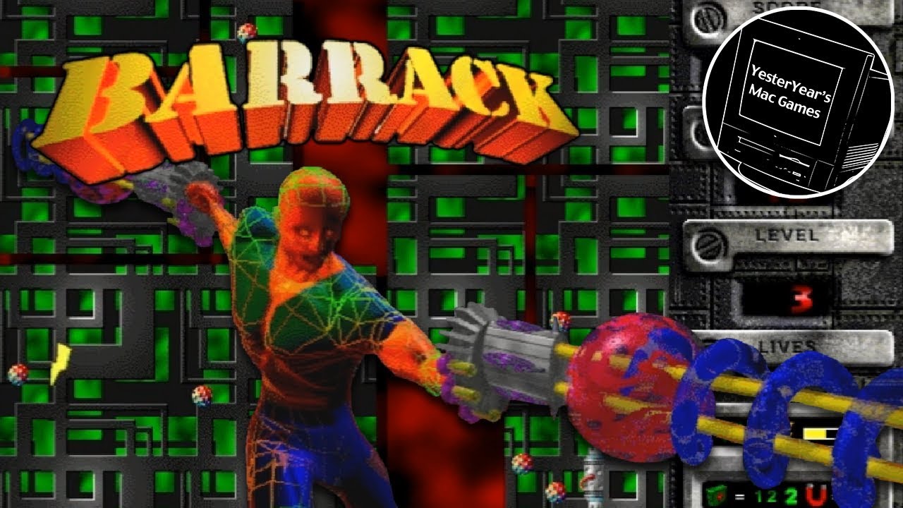 Barrack - A Look at Ambrosia's Ball Splitting Arcade Game for Mac OS
