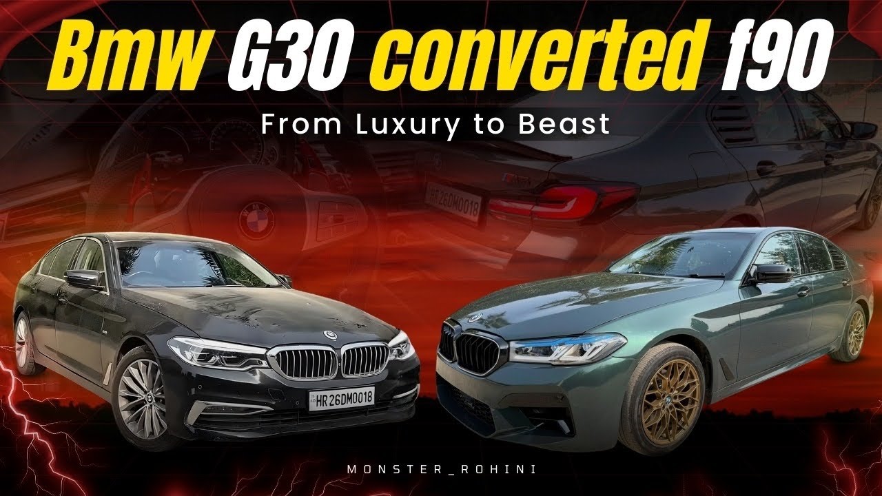 BMW 5 серии G30, переделанный в обновленную 5 серию F90 | Модифицированный BMW 5 | Модифицированн...