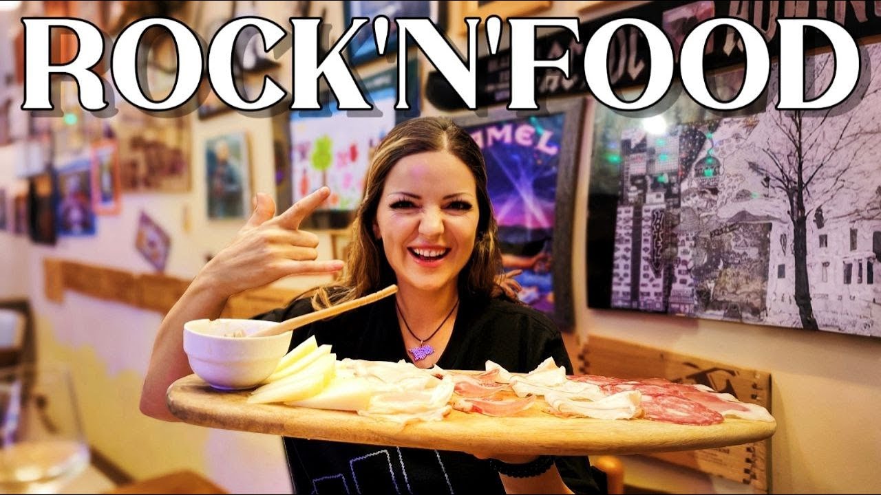 a pranzo in un'OSTERIA ROCK in Casentino