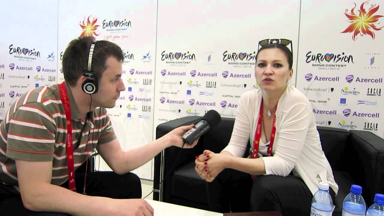 Nina Badric - Intervju Radio Gbg @ Eurovision 2012