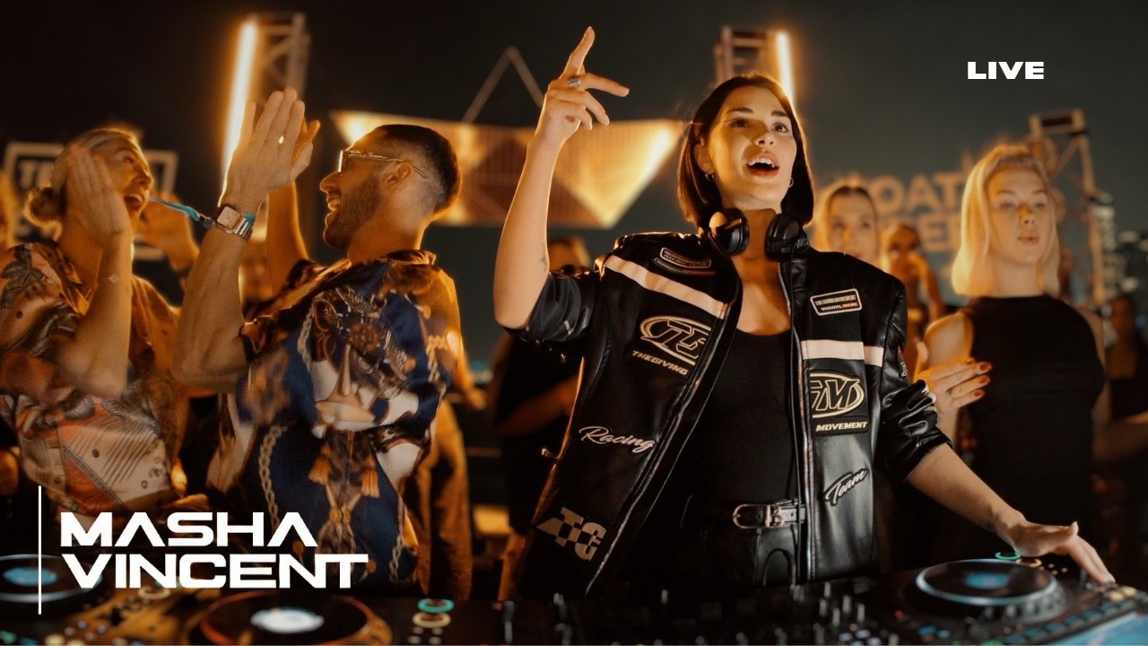 Masha Vincent - Groovy Indie Dance Live DJ Set | Dancing on a Boat in Dubai 2026