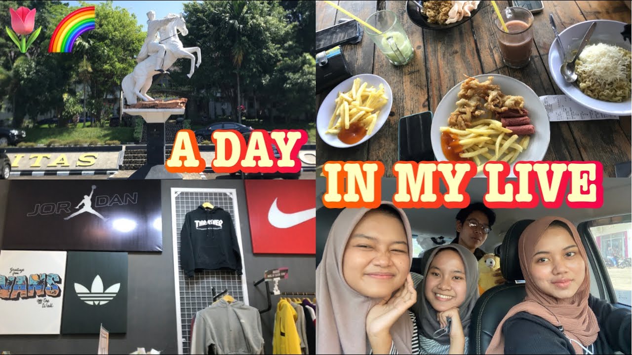 A Day In My Life (UNDIP Tour, Ambil Kaus Dipomuda, Thrifting, Makan di Burjo) || 25/7/2022
