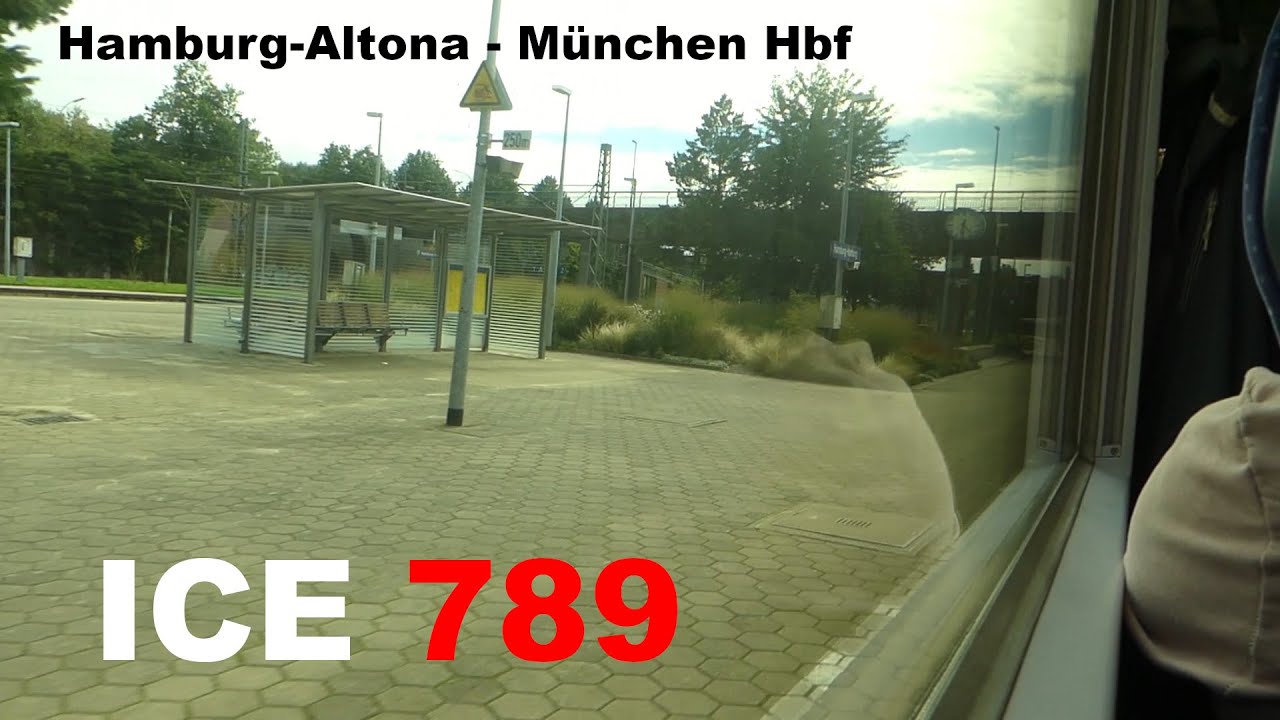 Mit dem ICE 1 von Hamburg nach München | ICE 789 Mitfahrt