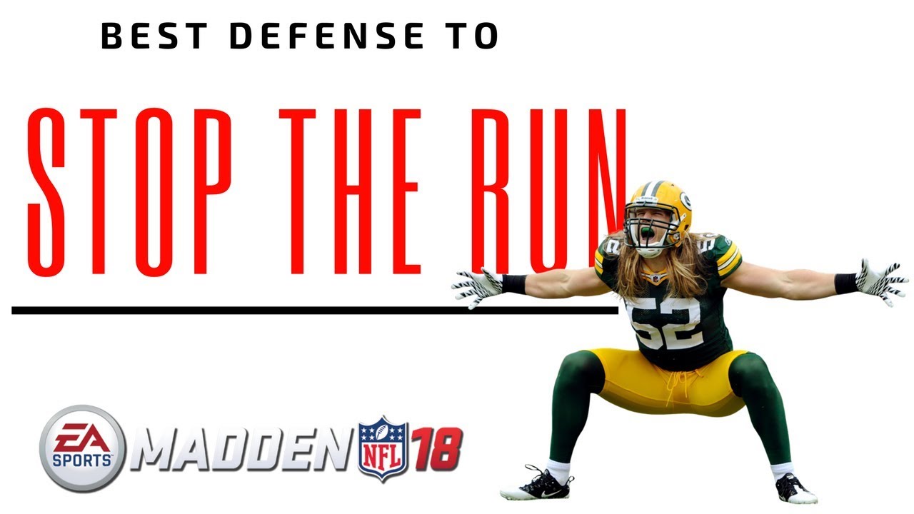 Madden 18 Best 34 Odd RUN STOPPER RED ZONE DEFENSE