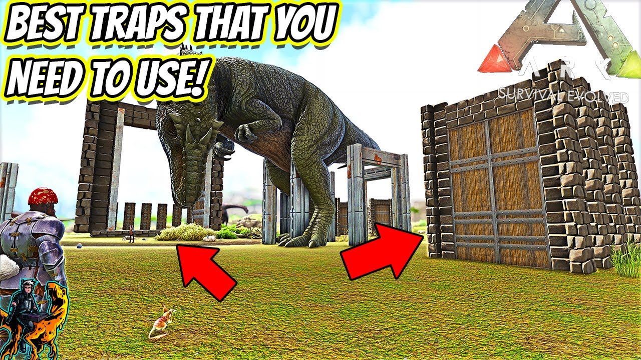 BEST TRAPS THAT YOU NEED TO BE USING IN ARK SURVIVAL EVOLVED!! || Ark Survival Evolved!