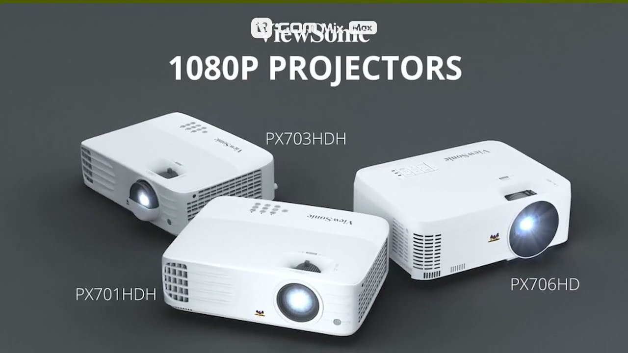 Projector, 3500 Lumens, Supercolor, Vertical Lens Shift, Dual HDMI, 10w Speaker, Enjoy Sports and