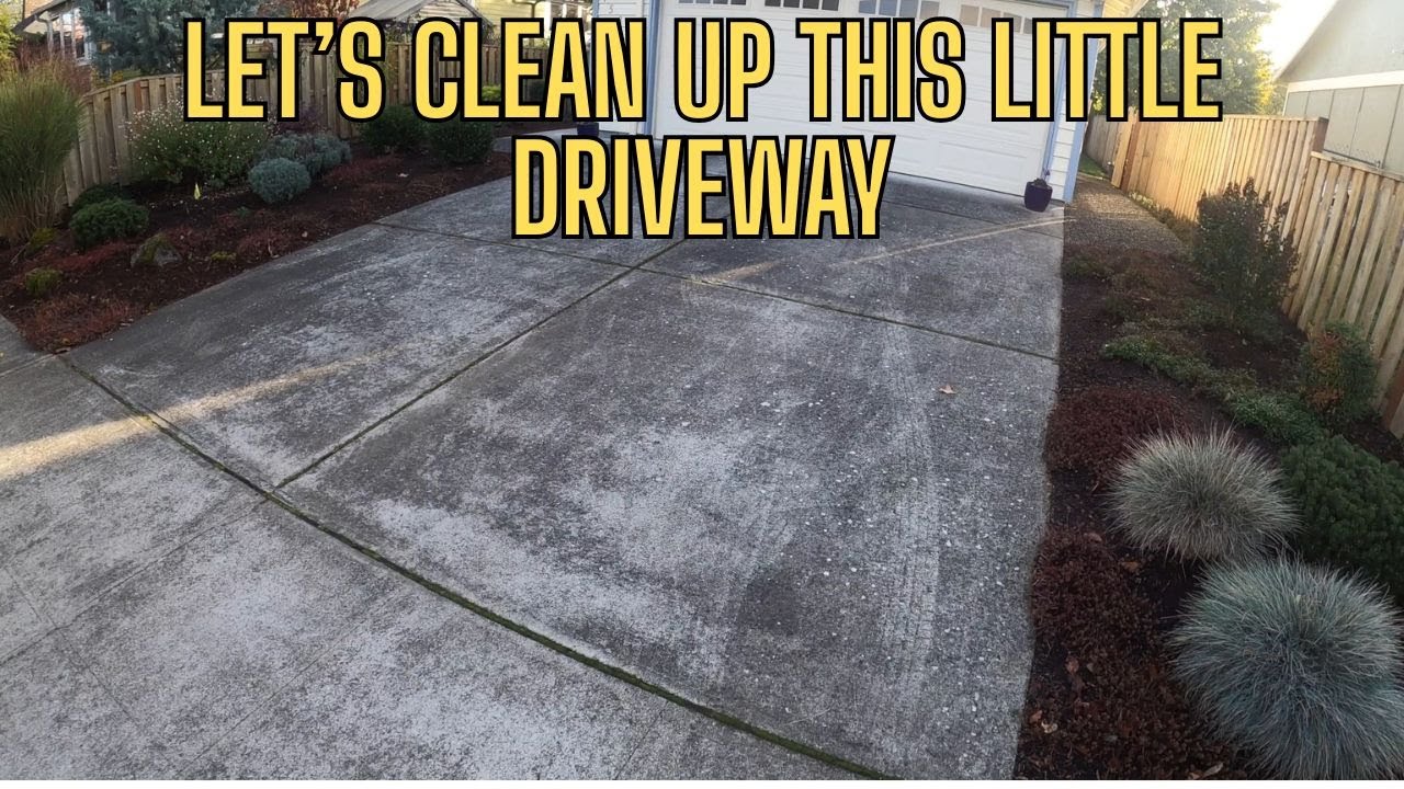 Just a Simple Driveway Cleaning, ASMR Pressure Washing, #satisfying,#ASMR, #pressurewashing,#viral,