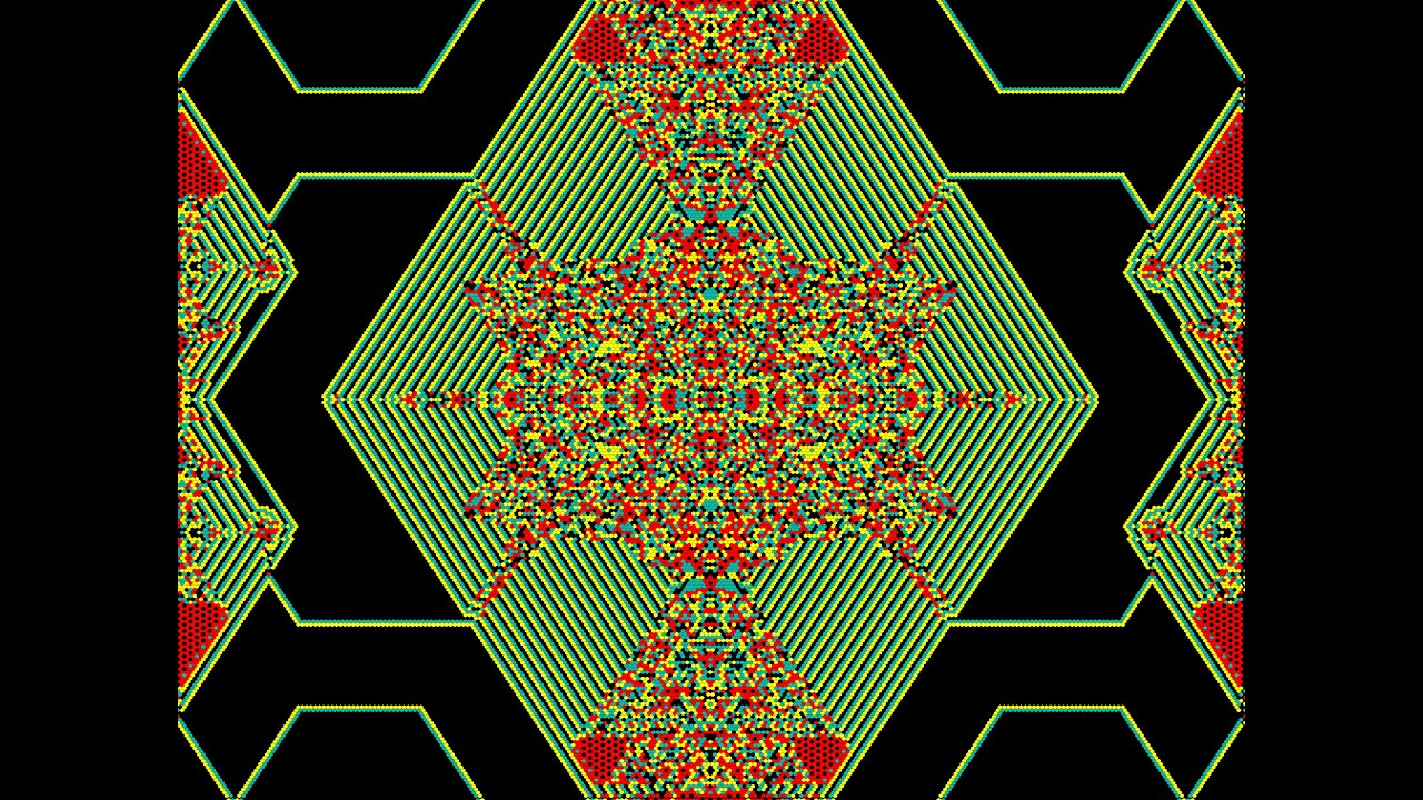 Compulsory Dancing  ♫ #cellularautomata #pixelart #animation #music