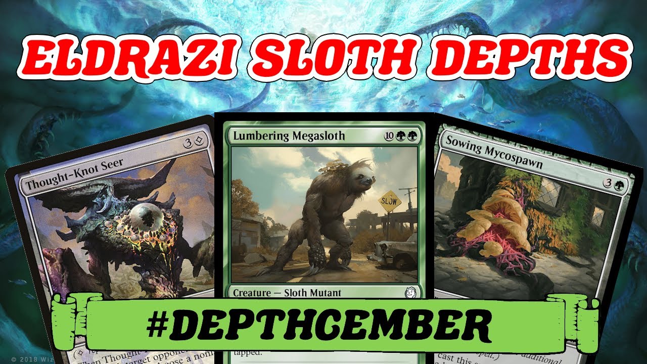 ELDRAZI SLOTH DEPTHS! Legacy mono-green Dark Depths combo - Depthcember MTG