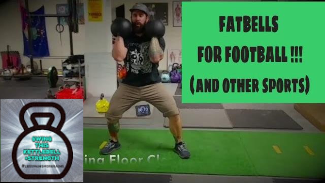 Fatbell Exercises for Football and Power Sports : Various Swings and Cleans COMPILATION