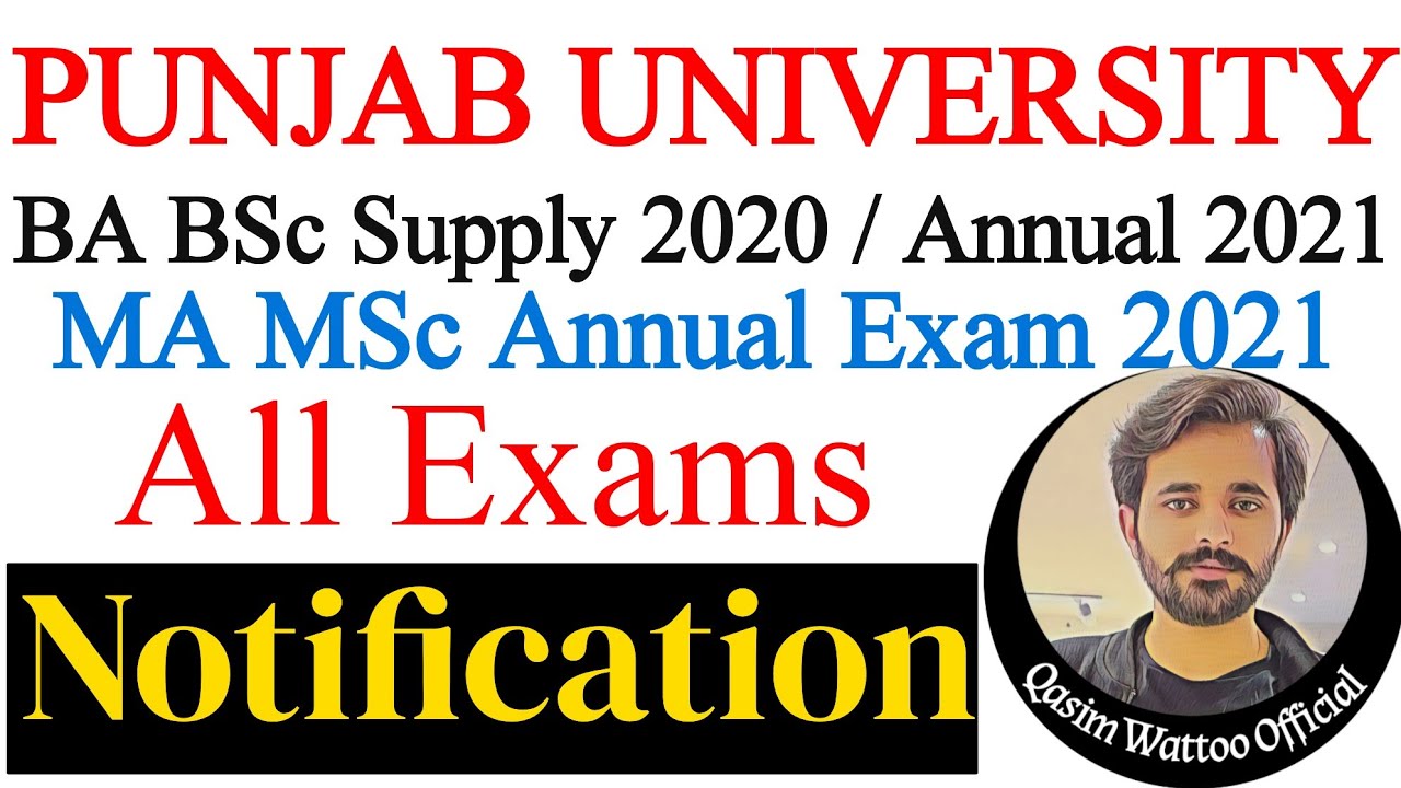 BA BSc ADP Exams | Supply 2020 | Annual 2021 | MA MSc Exams | Punjab University Exams | UOS | BZU