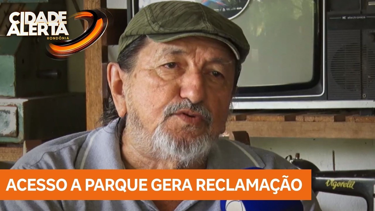 Moradores denunciam abandono em acesso ao parque