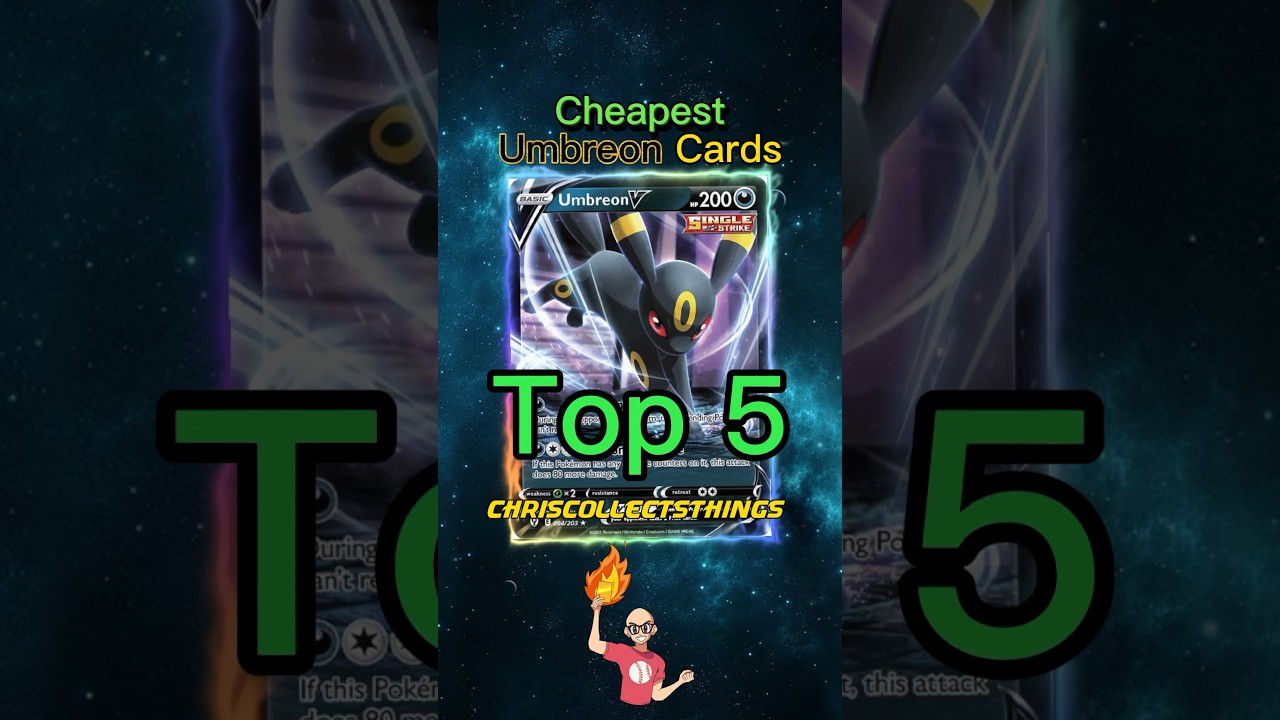 Top 5 CHEAPEST Umbreon Pokémon Cards 🌙 