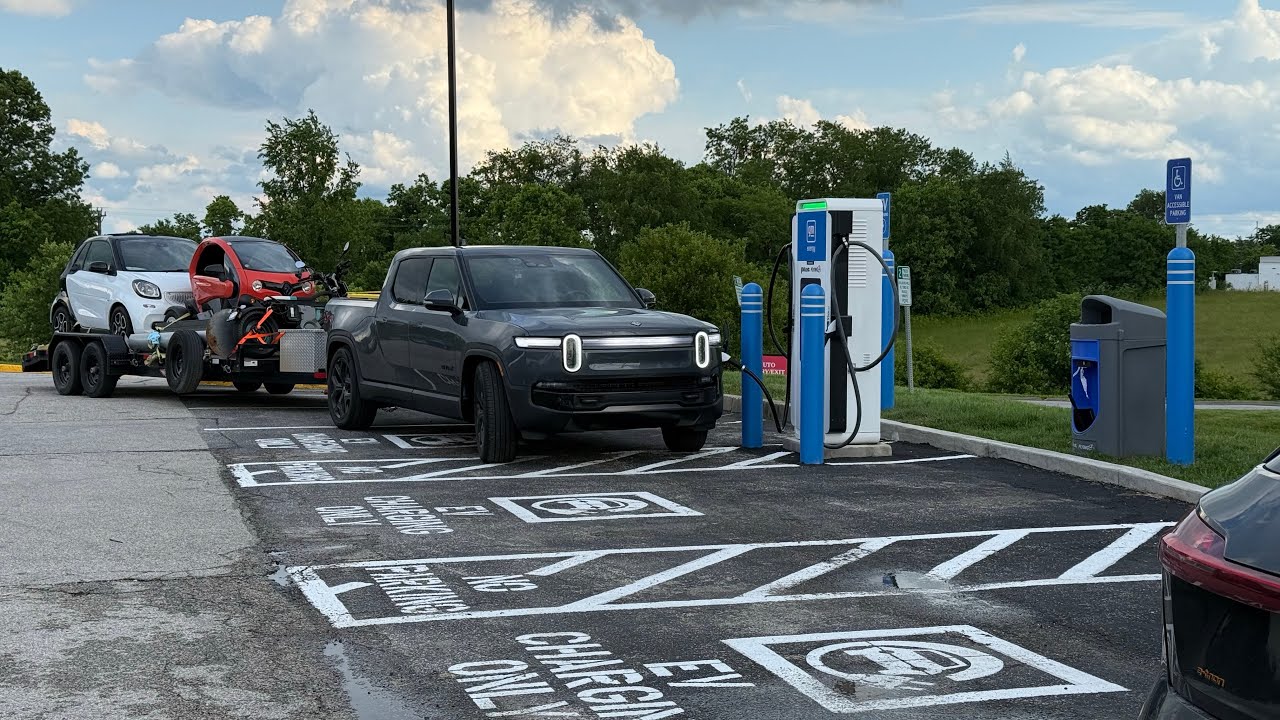 Cross Country Rivian EV Towing Rivian Road Trip! The West Virginia Charging Desert Route - Part 2/2