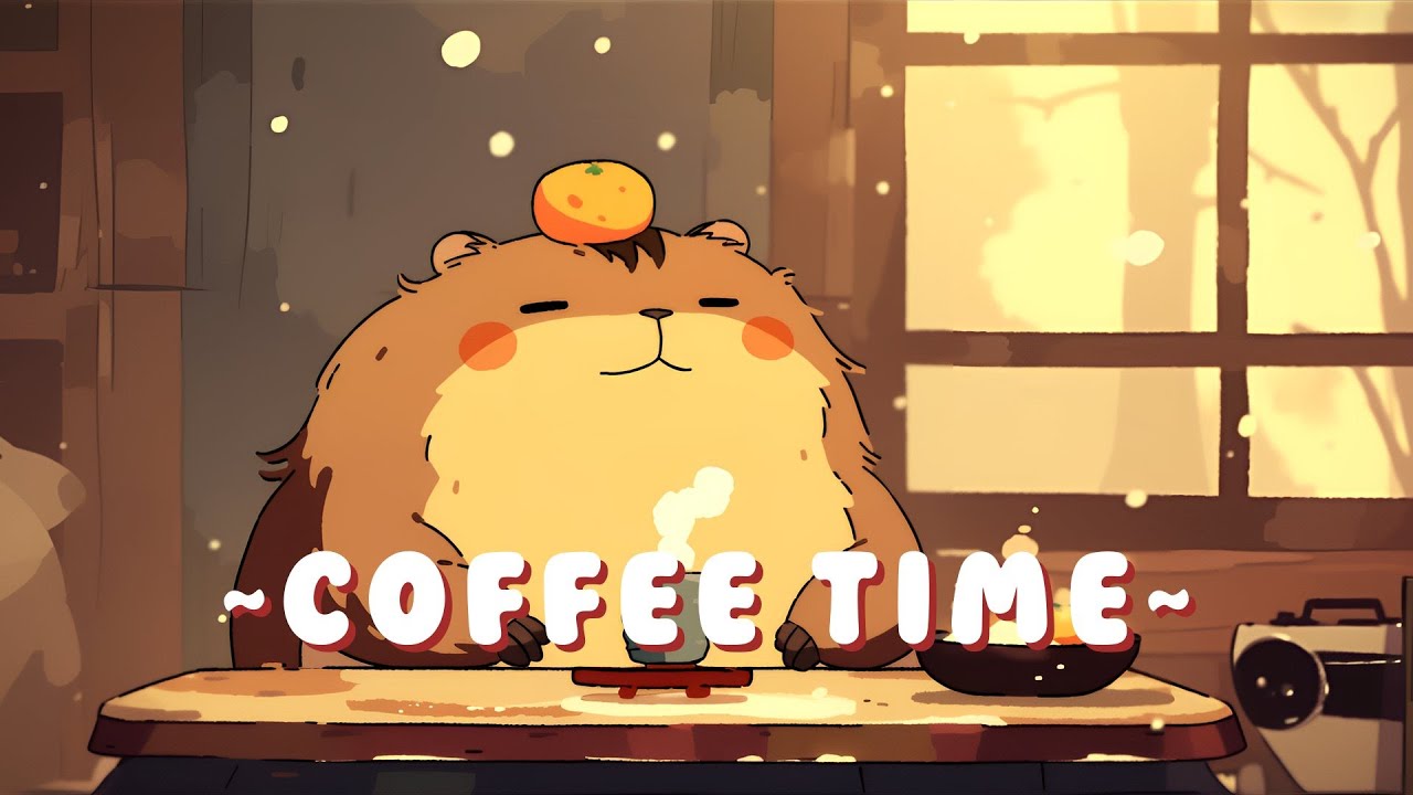 Capybara Lofi Music Station - Chill Jazz Beats to Relax/Study ~ Peaceful Moments ~ 📚 🎵 | Focus He...