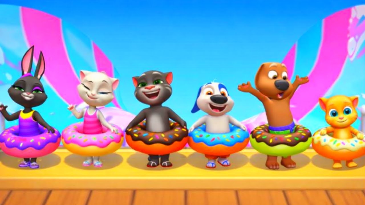 Talking Tom Friends 2 Complete Gameplay Walkthrough | All Friends Together 🥳🥳🥳
