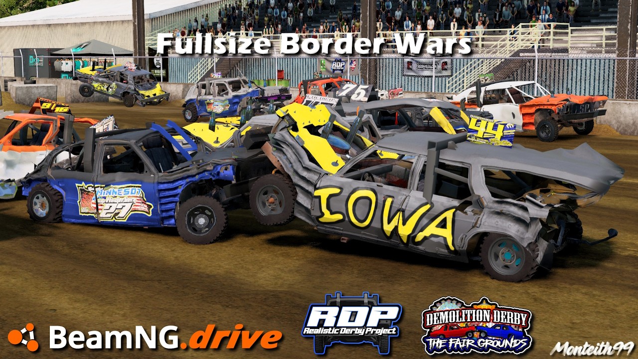 BeamNG Demolition Derby (Fullsize Border Wars)