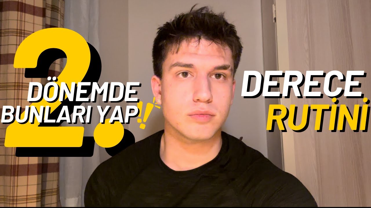 2.DÖNEM TAVSİYELERİ! DERECE İSTİYORSAN İZLE!