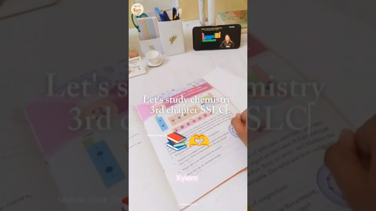 Let&rsquo;s Study 📚 SSLC Chemistry | Chapter 3 | Xylem | #studiestoday #study #xylemsslc #trending #sslc