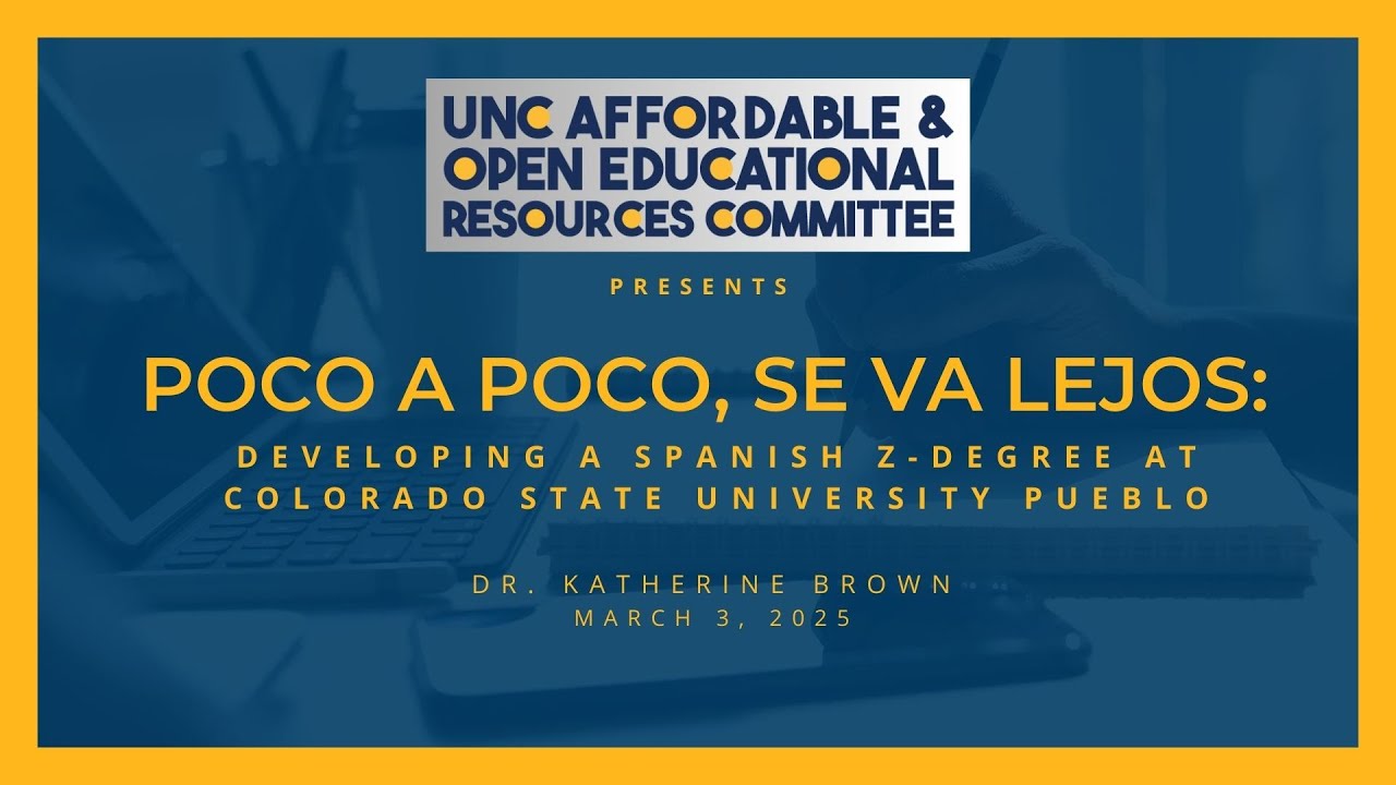 Poco a poco, se va lejos: Developing a Spanish Z-degree at Colorado State University Pueblo