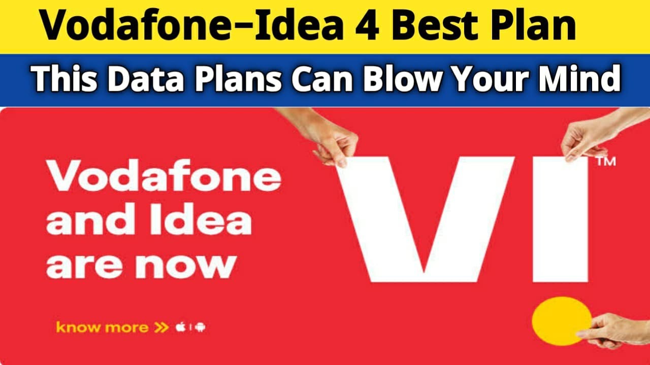 Vodafone-Idea Users Great News | 4 Data Vouchers Plan by VI With Great Benefit