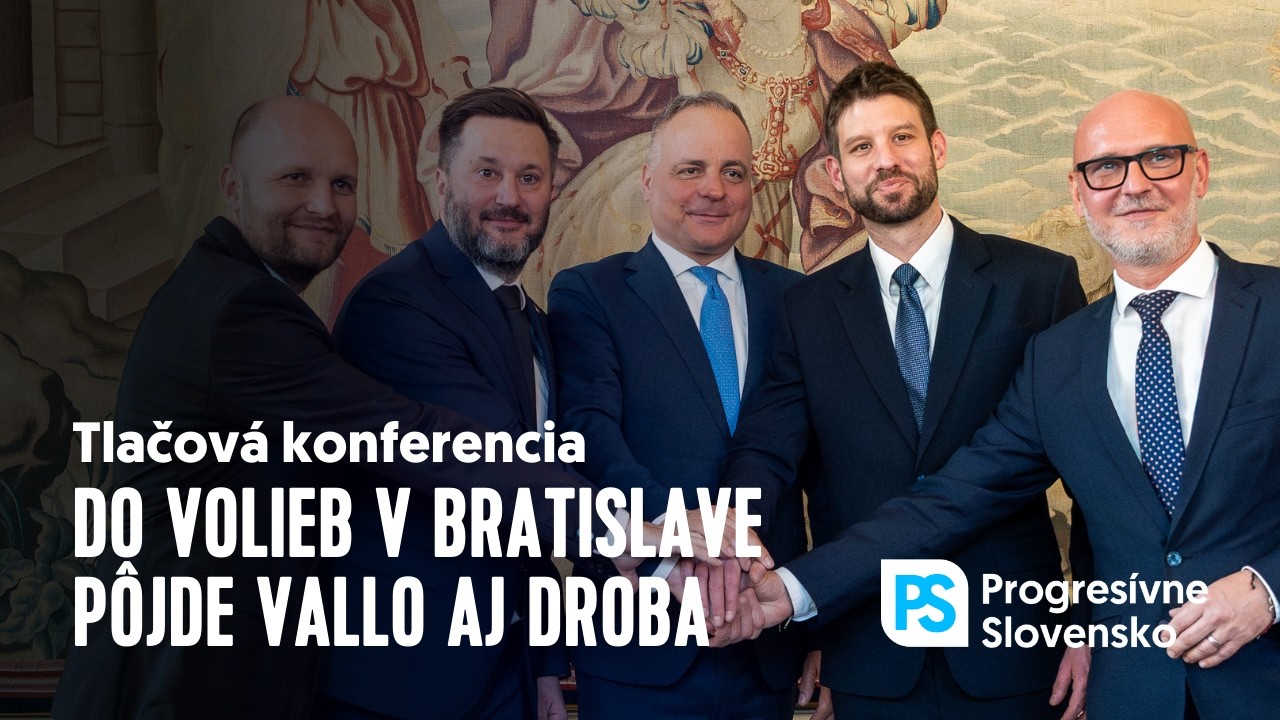 Oznámenie kandidatúry na primátora Bratislavy, predsedu BSK a koalície, ktorá ich bude podporovať