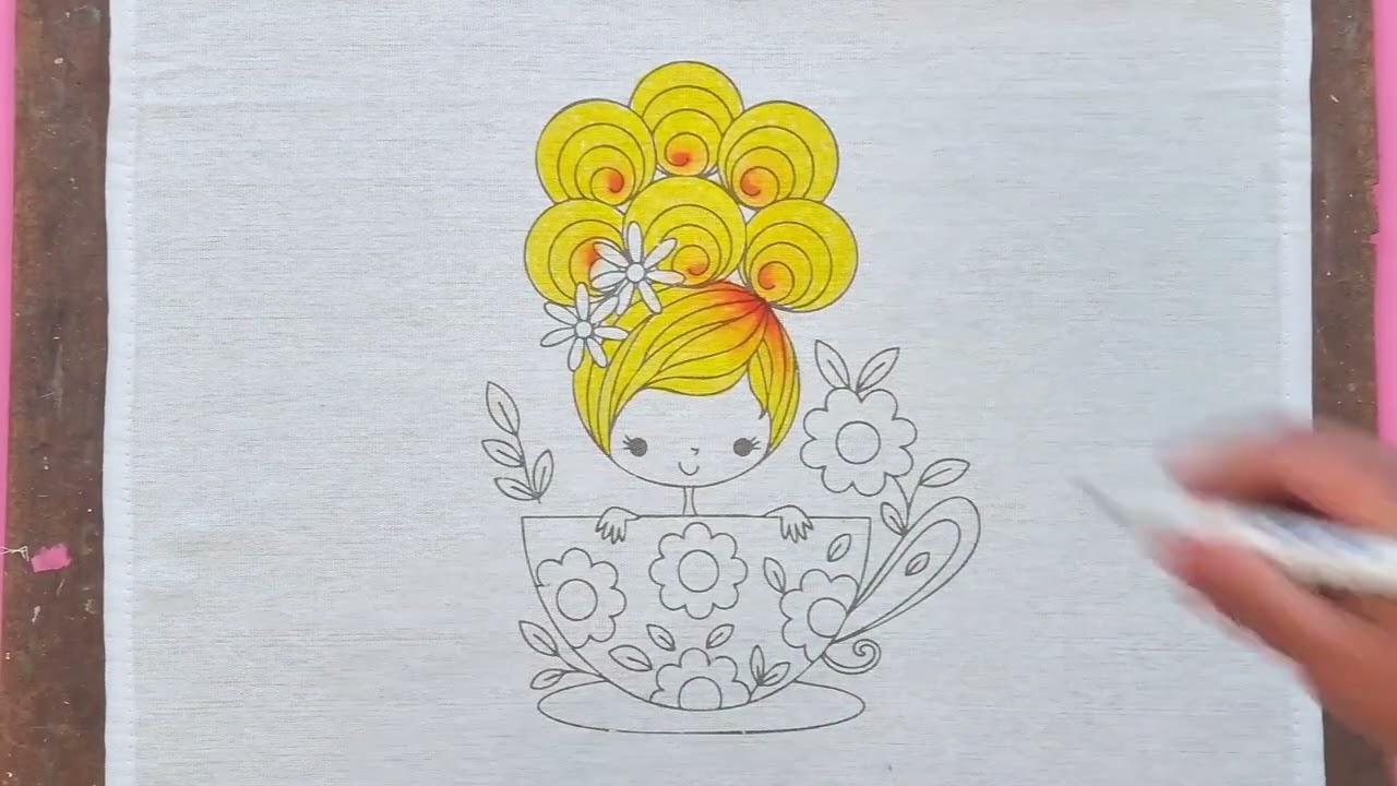 LIVE - Pintura com canetinha para colorir - Juari Souza