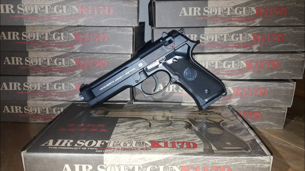 K117d | Spring Type | Airsoft Pistol | Full Metal