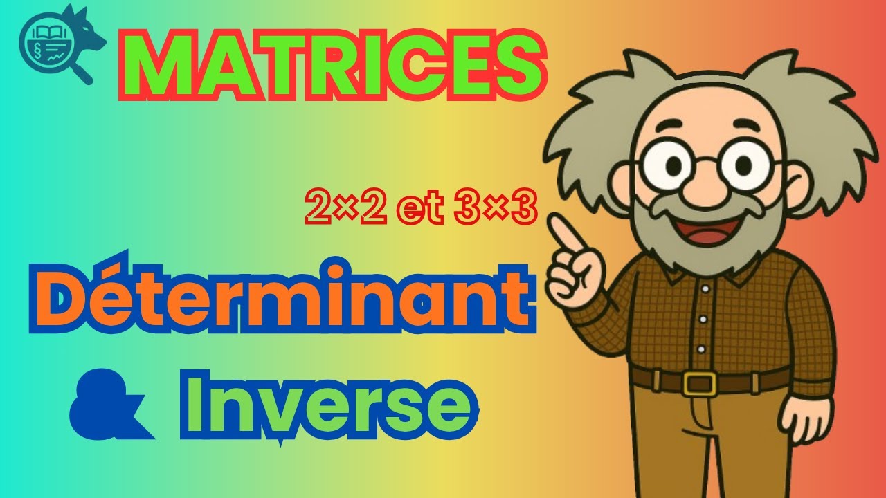 Tout savoir sur le déterminant et l’inverse d’une matrice (2×2 et 3×3) 🔍