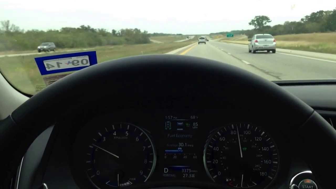 Q50 Driving Itself