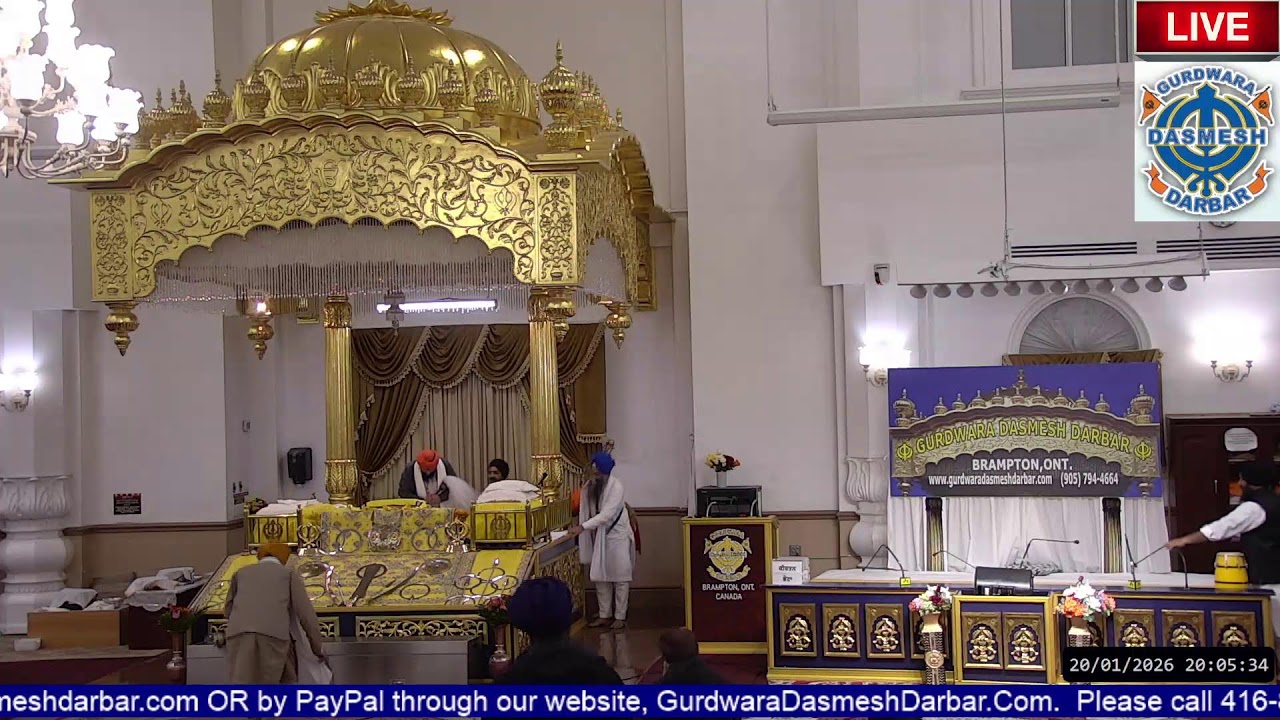 Gurdwara Dasmesh Darbar Live Stream