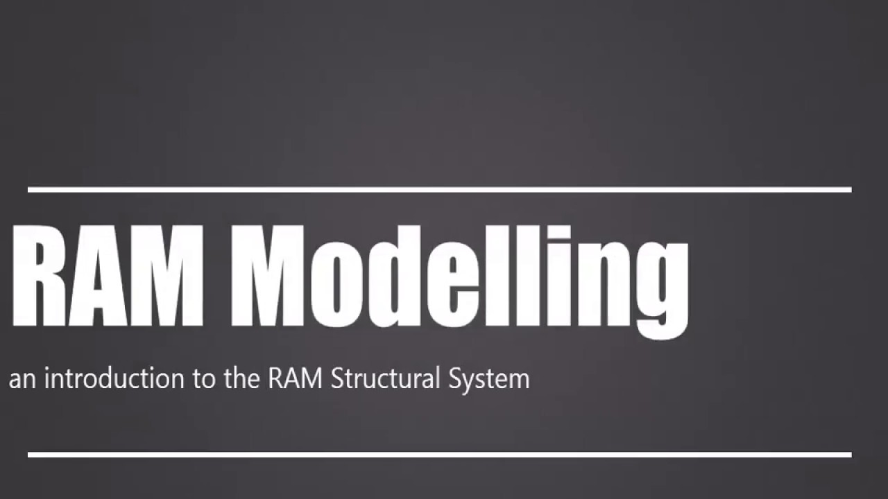 RAM Structural System tutorial